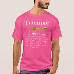 Funny Music Trumpet Noun Definition - Für Orcheste T-Shirt