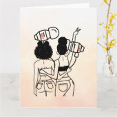 Funny Musical Bestie Pub / Best Friend Karte (Gelbe Blume)