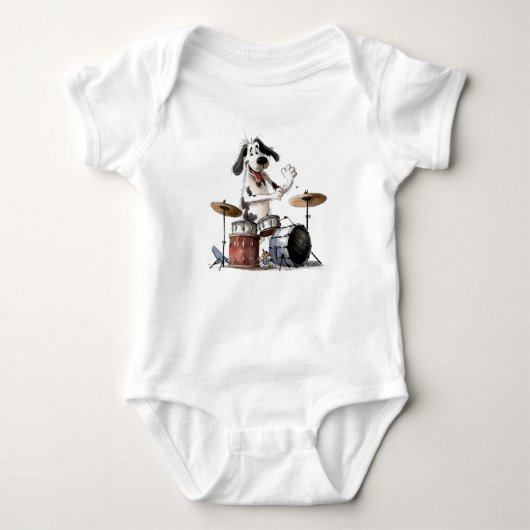 Funny Musical Dog Baby Strampler (Vorderseite)