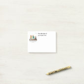 Funny Musical Spaß Personalizable Post It Notes Post-it Klebezettel (Auf Schreibtisch)