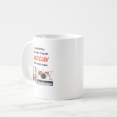 Funny Musician Coffee Tasse (Vorderseite Links)