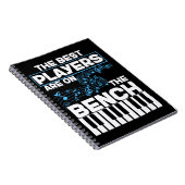 Funny Musician Keyboard Piano Player Notizblock (Rechte Seite)