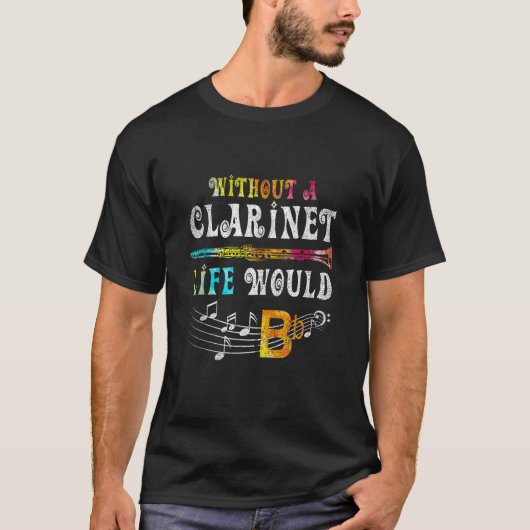 Funny Musician Music Lover Clarinetist Geschenk Id T-Shirt (Vorderseite)