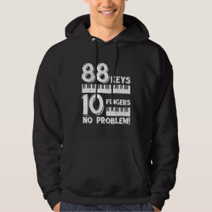 Funny Musician Pianist Musik Lover Giebelt Piano 1 Hoodie