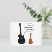 Funny Musician Postkarte (Stehend Vorderseite)