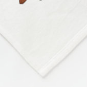 Funny Musician Violinist Cute Frog Playing Violin  Fleecedecke (Ecke)