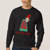 Funny Musicians Christmas Metrognome Sweatshirt (Vorderseite)
