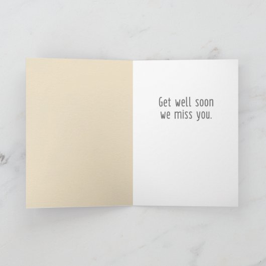 Funny Musiknotens kommen gut von uns. Karte (Innenseite)