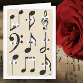 Funny Musiknotens kommen gut von uns. Karte