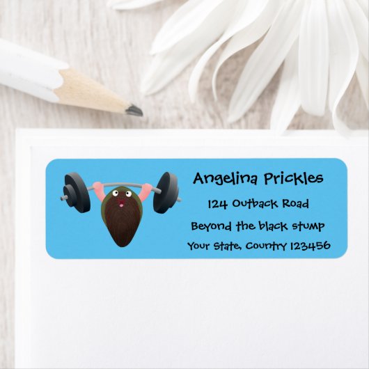 Funny mussel arbeitet an Cartoon Illustration (Insitu)