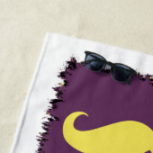 Funny Mustache #13 Strandtuch (Beispiel)