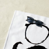 Funny Mustache #23 Strandtuch (Beispiel)
