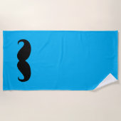 Funny Mustache #27 Strandtuch (Vorderseite)