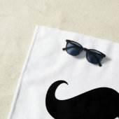 Funny Mustache #28 Strandtuch (Beispiel)