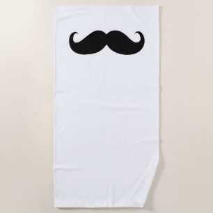 Funny Mustache #28 Strandtuch