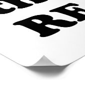 Funny Mustache 30. Geburtstag Poster (Ecke)