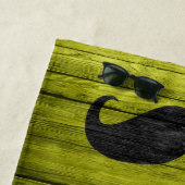 Funny Mustache #46 Strandtuch (Beispiel)
