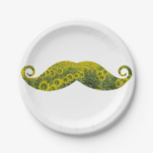 Funny Mustache Custom Paper Teller 7 in