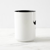 Funny Mustache ein wenig gefleckt ekzentrisch Tasse (Zentrum)