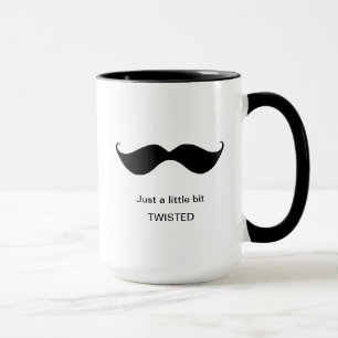 Funny Mustache ein wenig gezwirnt Eccentric Tasse