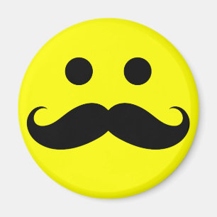 Funny Mustache Face Magnete Magnet