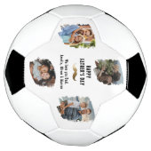 Funny Mustache Happy Vatertag 4 Foto Fußball (Gedreht)