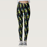 Funny Mustache Pickle Playing Pickleball Schwarz Leggings<br><div class="desc">Alle ihre Pickleball-Freunde werden sich aus diesen Leggings des Funny Pickleball mit einem ganz überzogenen Muster eines muffigen Cartoon "Person" mit einem Paddel und Kugeln im Pickleball amüsieren. Ideal für Rec-Spiel oder Turnier/Spiel Club spielen. Ändern Sie die Hintergrundfarbe ganz einfach nach Ihren Vorlieben.</div>