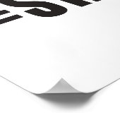 Funny Mustache Poster (Ecke)