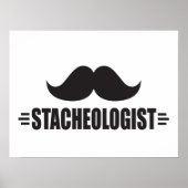 Funny Mustache Poster (Vorne)