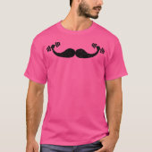 Funny Mustache Shirt Gewichtstreben für Männer Bod (Vorderseite)
