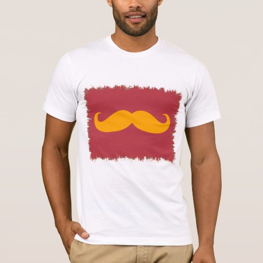 Funny Mustache T-Shirt (Vorderseite)