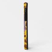 Funny Mustache und Leopard Print Case-Mate iPhone Hülle (Hinten/Links)