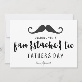 Funny Mustache Vatertag Karte