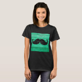 Funny Mustache Vintag #15 T-Shirt (Vorne ganz)