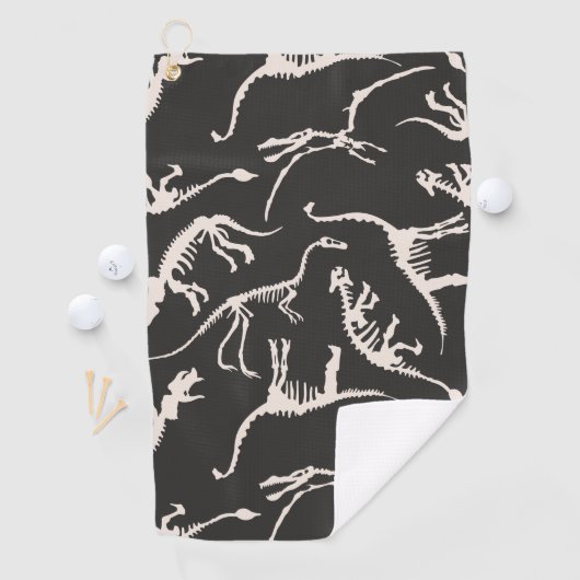 Funny Muster Dino Comic Dinosaurier Golfhandtuch (Insitu)