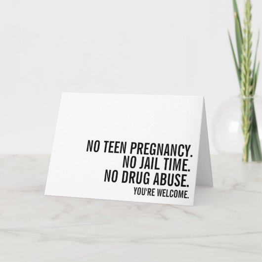 Funny Mütter Day Card von Tochter Karte (Vorderseite)