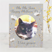 Funny Mütter Day Überraschung Personalisiert von C Karte (Gelbe Blume)