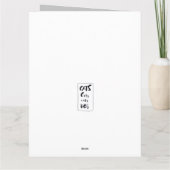 Funny Mütter Day Überraschung Personalisiert von C Karte (Rückseite)