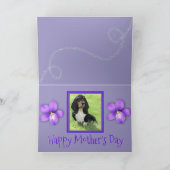 Funny "Muttertag" Card W/Basset Hound Puppy Karte (Innenseite)