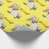 Funny Mutton Bustin Kid Geschenkpapier (Ecke)