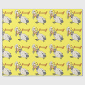 Funny Mutton Bustin Kid Geschenkpapier (Flach)