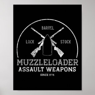 Funny Muzzleloader Zubehör Long Range Rifle Sh Poster
