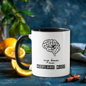 Funny My Brain is on Airplane Mode Coworker Gift Tasse