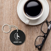 Funny My Brain is on Airplane Mode Coworker Simple Schlüsselanhänger