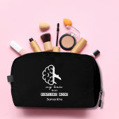 Funny My Brain is on Airplane Mode Coworker Simple Waschbeutel