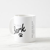 Funny My Children Bark Hund Mama Kaffeetasse (Vorderseite Links)