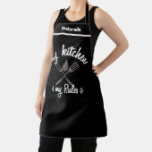 Funny My Kitchen My Rules Schürze | Geschenk für M (InSitu)
