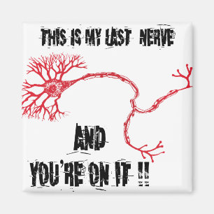 Funny My Last Nerve Magnet