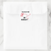 Funny My Last Nerve Runder Aufkleber (Tasche)