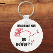 Funny My Last Nerve Schlüsselanhänger (Vorderseite)